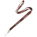 Maroon 3/8" (10mm) Polyester lanyard